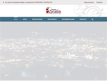 Tablet Screenshot of hotelzacatlan.com.mx